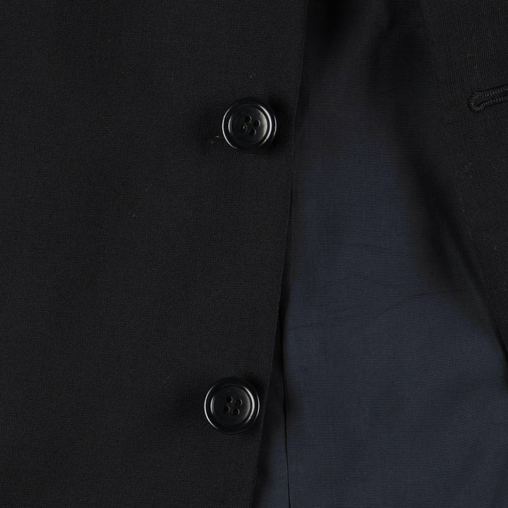Armani ARMANI COLLEZIONI wool tailored jacket, men's size L wool navy blue type Vintage Second Hand