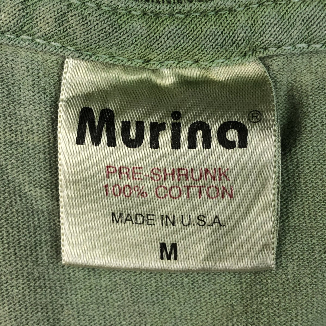 Murina Bruce Springsteen Band T-shirt, Made in USA, Men's Size M cotton Khaki type Vintage Second Hand