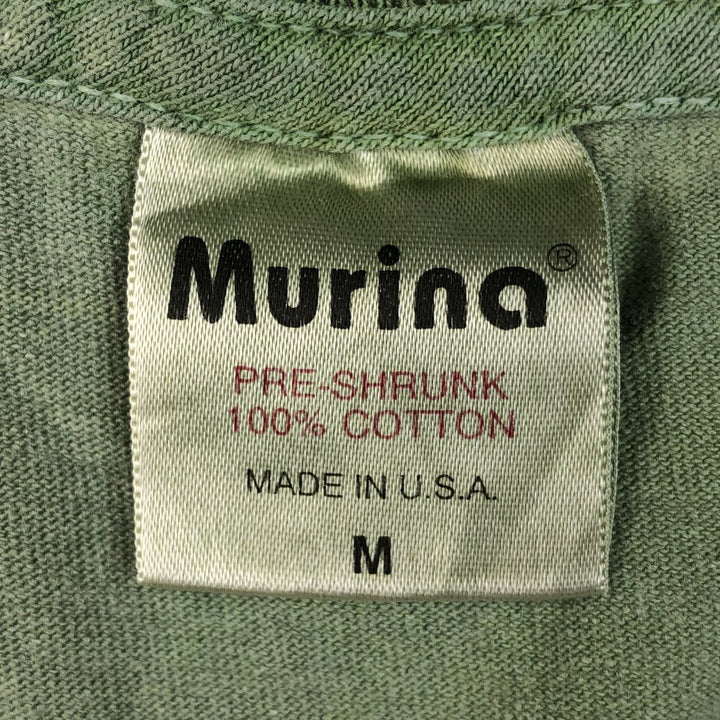 Murina Bruce Springsteen Band T-shirt, Made in USA, Men's Size M cotton Khaki type Vintage Second Hand