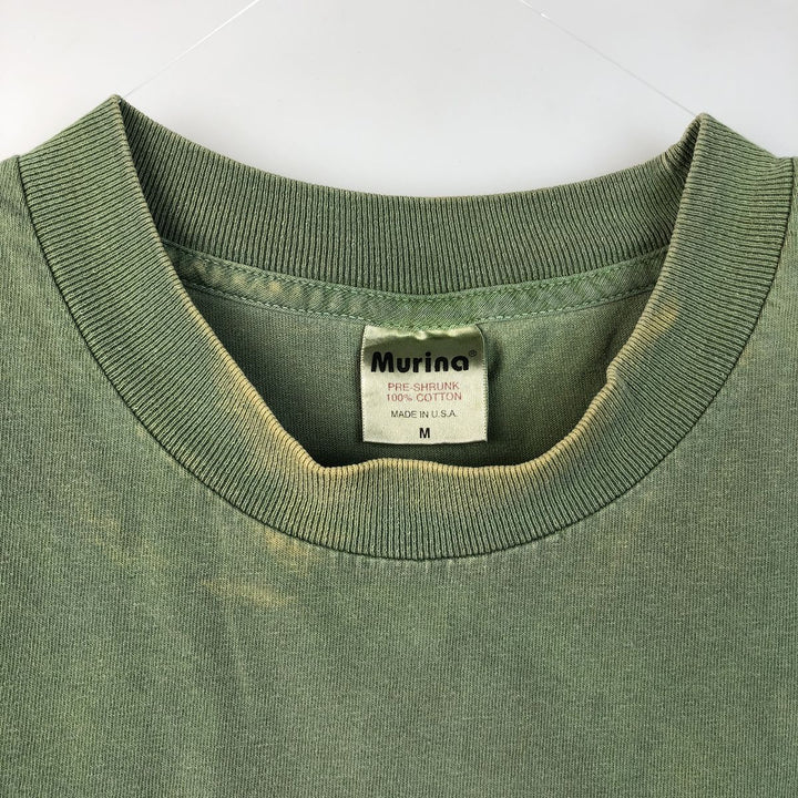 Murina Bruce Springsteen Band T-shirt, Made in USA, Men's Size M cotton Khaki type Vintage Second Hand