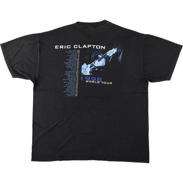 Eric Clapton band t-shirt, men's size XL. unclear white type Vintage Second Hand