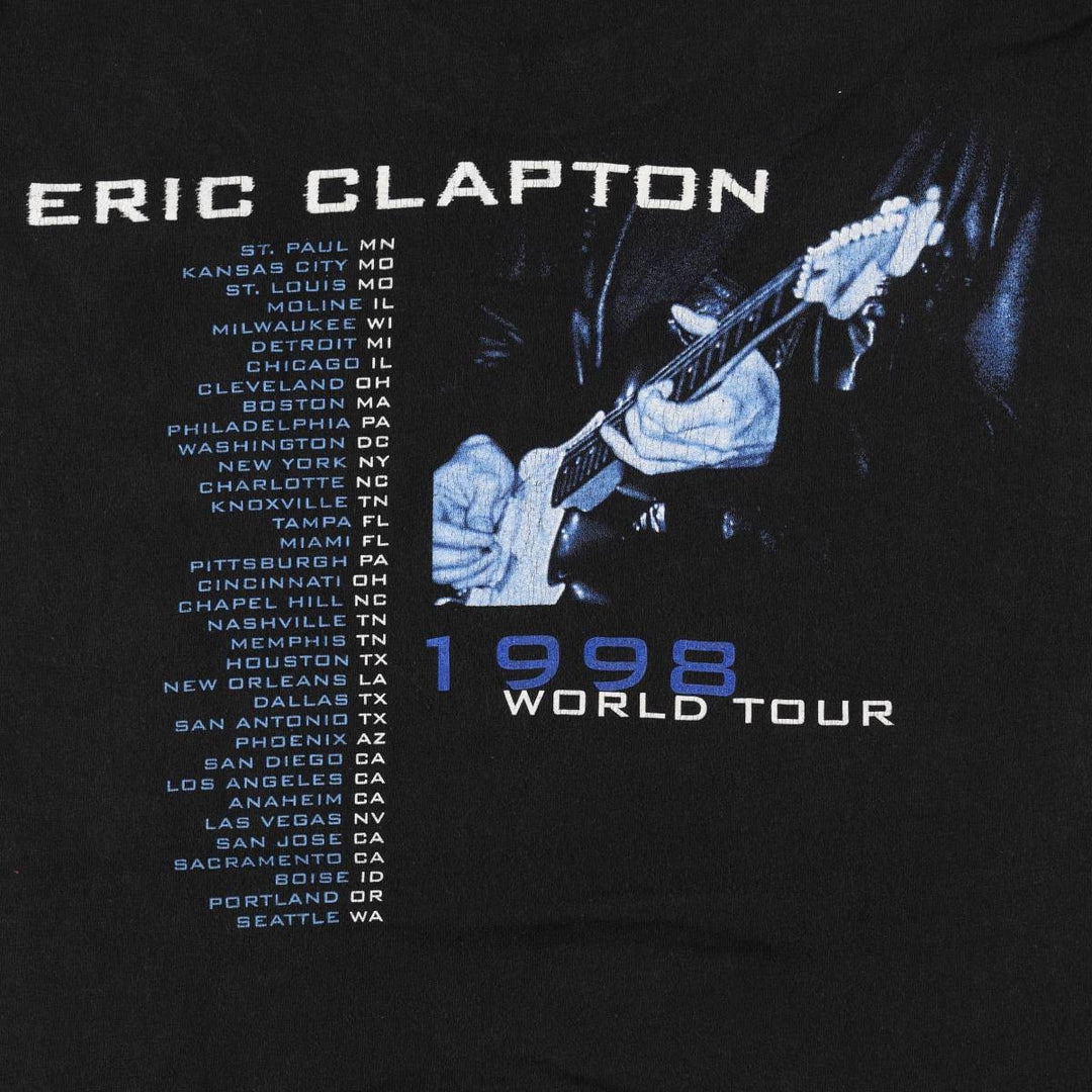 Eric Clapton band t-shirt, men's size XL. unclear white type Vintage Second Hand