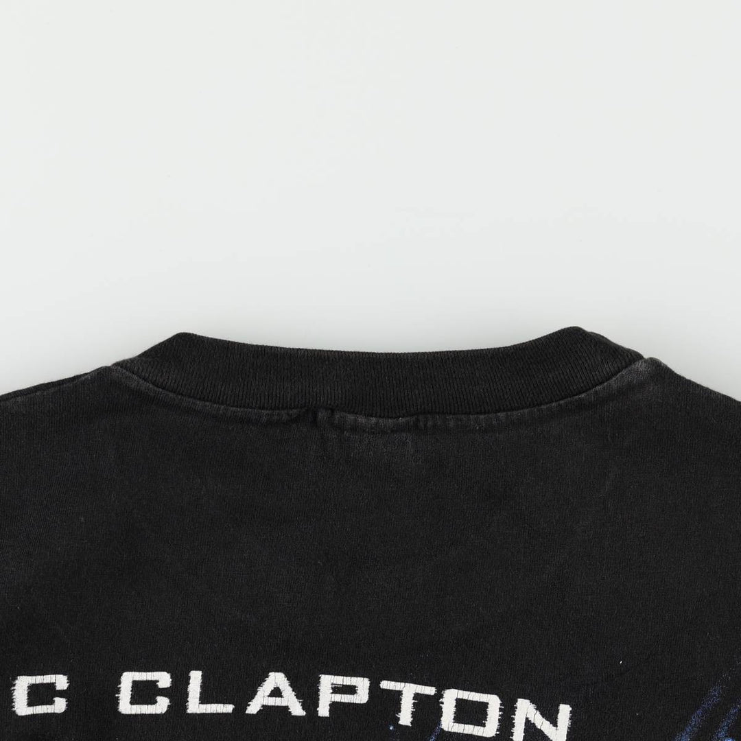 Eric Clapton band t-shirt, men's size XL. unclear white type Vintage Second Hand