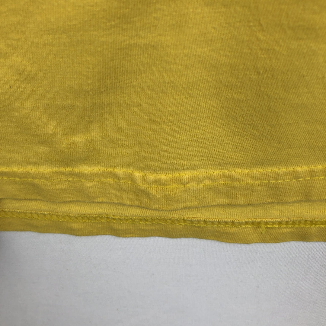 2000'S Harley-Davidson Fire Pattern Motorcycle Long-Sleeve T-Shirt, Made in USA, Men's Size XXXL (approx.) cotton yellow type Vintage Second Hand