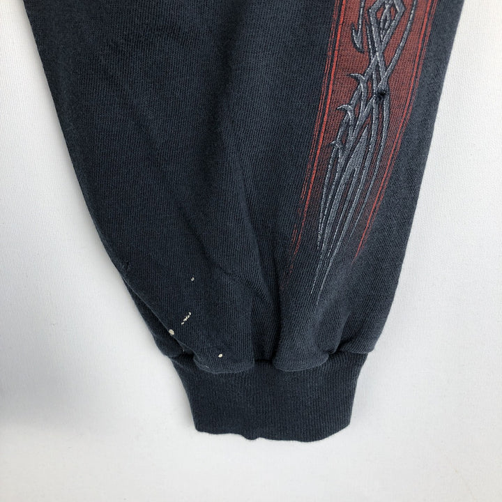 Harley-Davidson Tribal Motorcycle Long-Sleeve T-Shirt (Men's Size L) unclear black type Vintage Second Hand