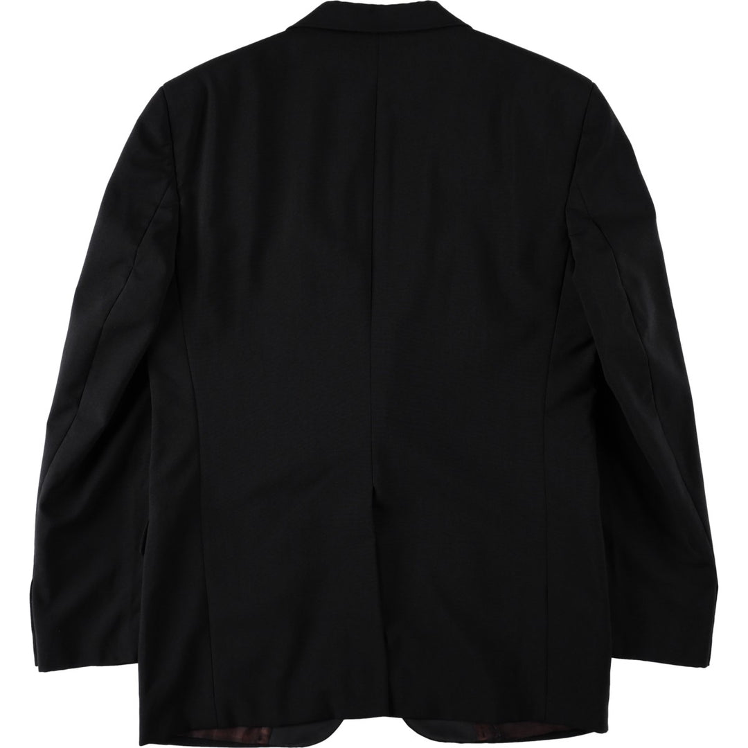 Burberry's wool tailored jacket, men's size XL. wool black type Vintage Second Hand