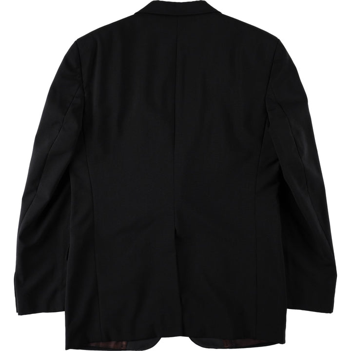 Burberry's wool tailored jacket, men's size XL. wool black type Vintage Second Hand