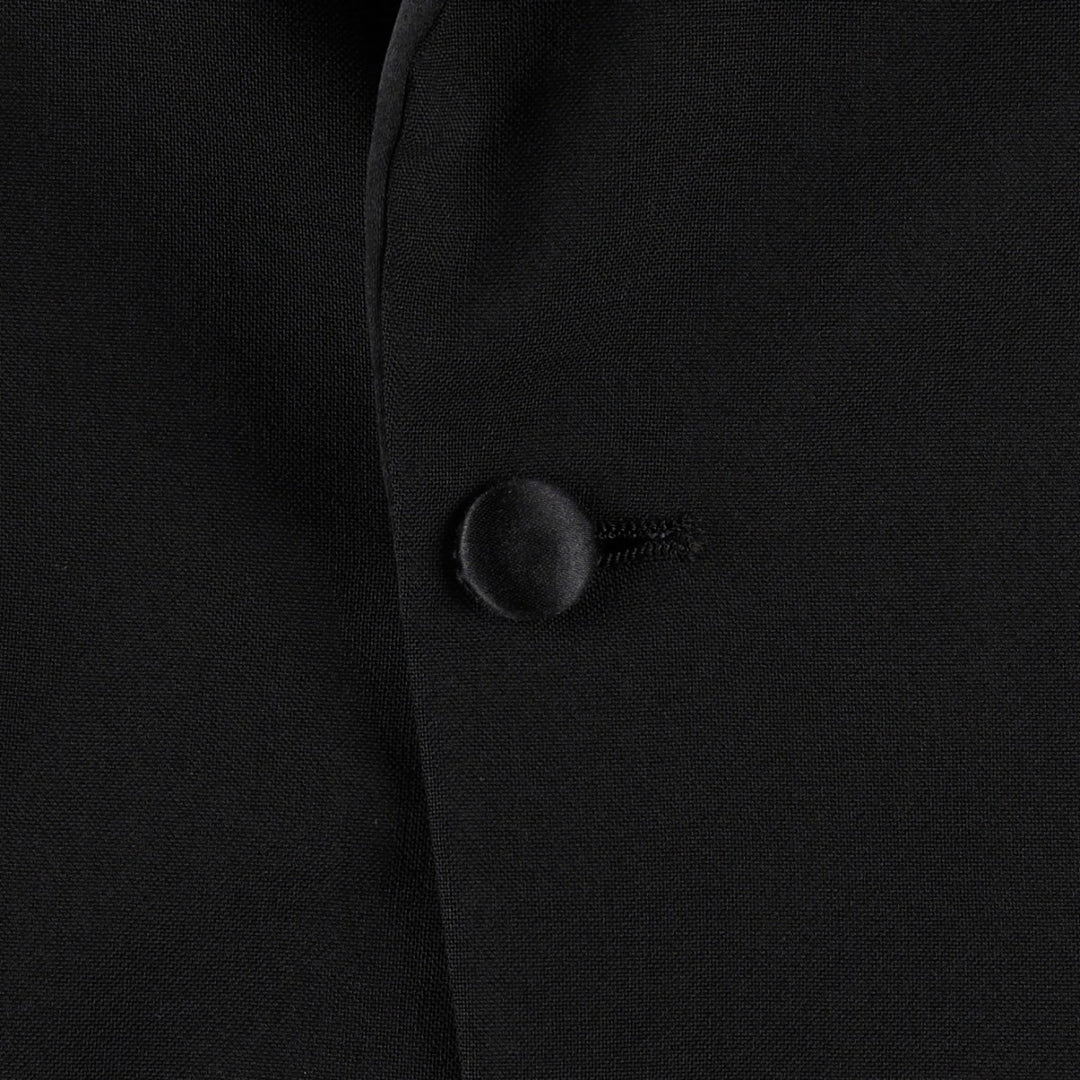 Burberry's wool tailored jacket, men's size XL. wool black type Vintage Second Hand