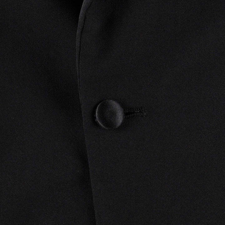 Burberry's wool tailored jacket, men's size XL. wool black type Vintage Second Hand
