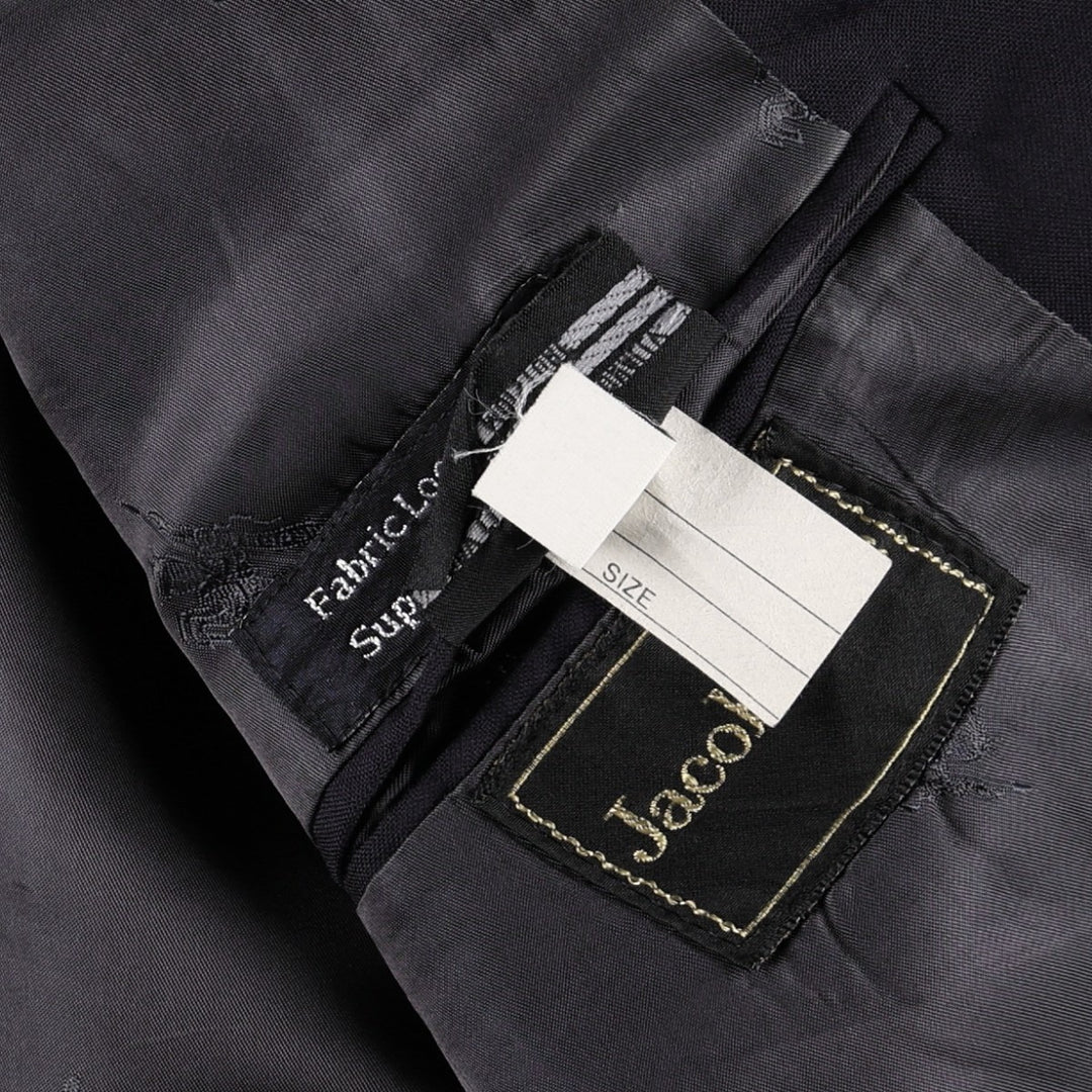 Burberry's navy blazer, tailored jacket, men's size XL. wool navy blue type Vintage Second Hand