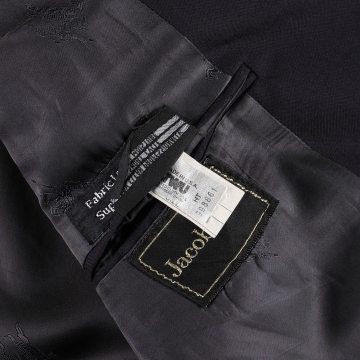 Burberry's navy blazer, tailored jacket, men's size XL. wool navy blue type Vintage Second Hand