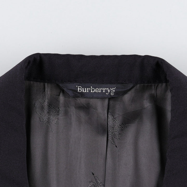 Burberry's navy blazer, tailored jacket, men's size XL. wool navy blue type Vintage Second Hand