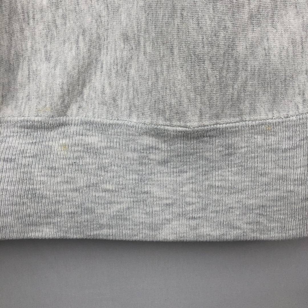 90'S MV SPORT USNAVY Print Sweatshirt, Made in USA, Men's Size L (Equivalent), Vintage cotton gray type Vintage Second Hand