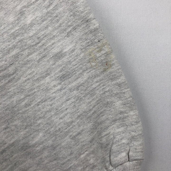 90'S MV SPORT USNAVY Print Sweatshirt, Made in USA, Men's Size L (Equivalent), Vintage cotton gray type Vintage Second Hand