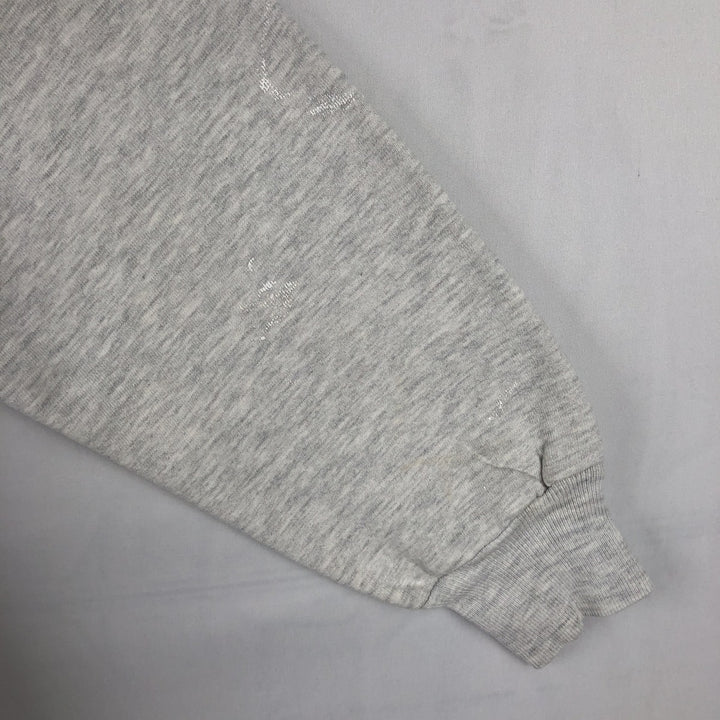 90'S MV SPORT USNAVY Print Sweatshirt, Made in USA, Men's Size L (Equivalent), Vintage cotton gray type Vintage Second Hand