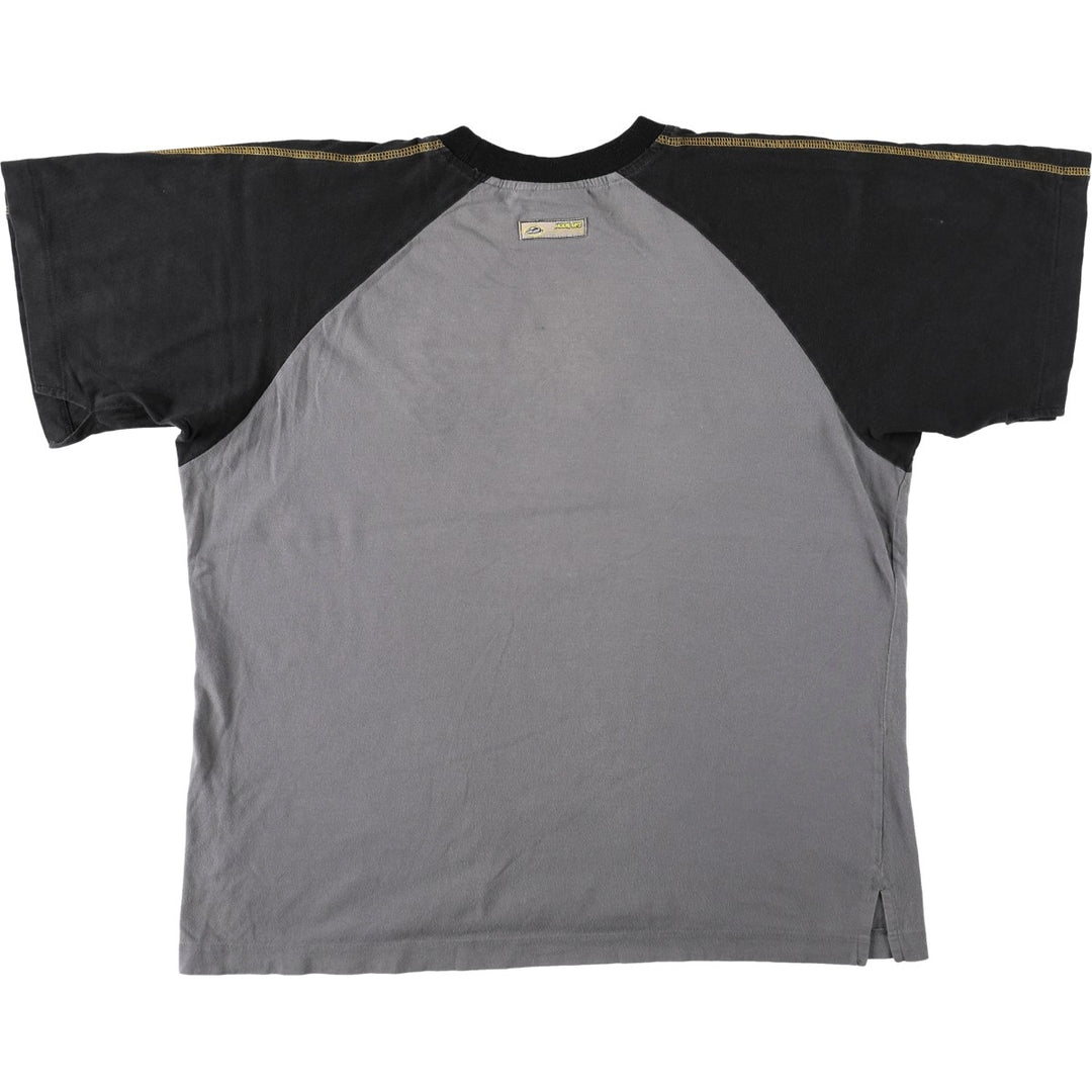 HOOK-UPS Surf Skate T-Shirt, Men's Size L (equivalent) cotton gray type Vintage Second Hand