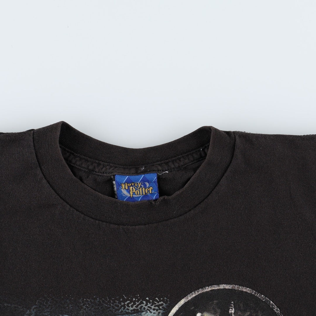 2000'S Harry Potter Movie T-shirt (Men's Size S) unclear black type Vintage Second Hand