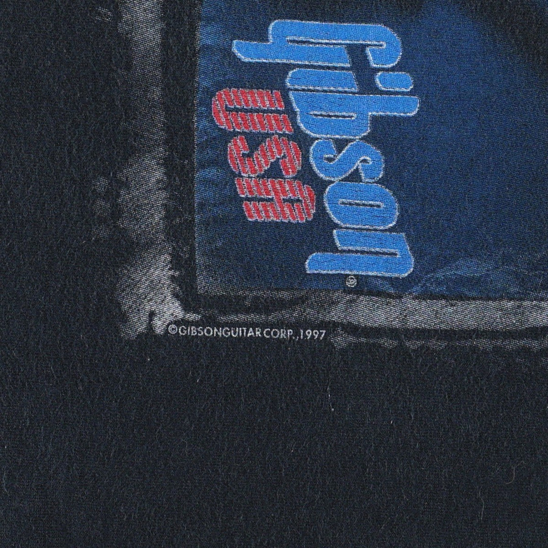 90'S JERSEY'S AEROSMITH Slit Neck Band T-Shirt, Made in USA, Men's XL (approx.) Vintage cotton black type Vintage Second Hand
