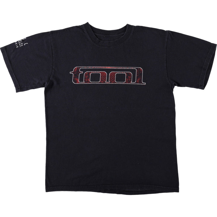 2000'S TOOL band t-shirt, men's size M (approx.) unclear black type Vintage Second Hand