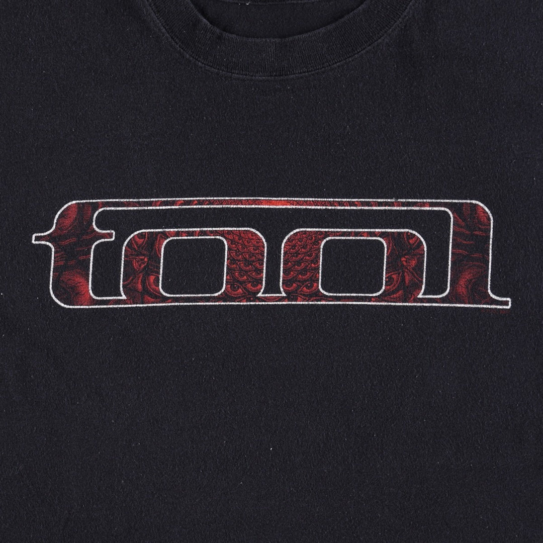 2000'S TOOL band t-shirt, men's size M (approx.) unclear black type Vintage Second Hand