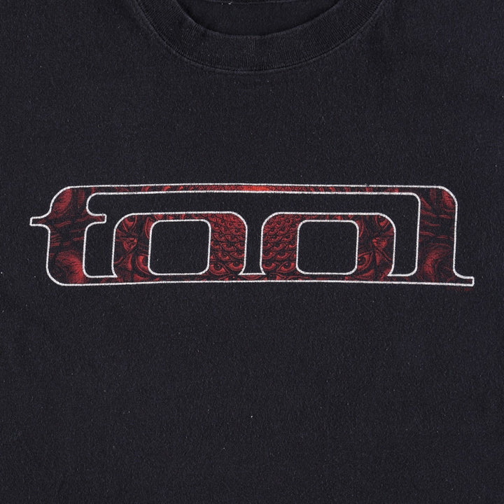 2000'S TOOL band t-shirt, men's size M (approx.) unclear black type Vintage Second Hand