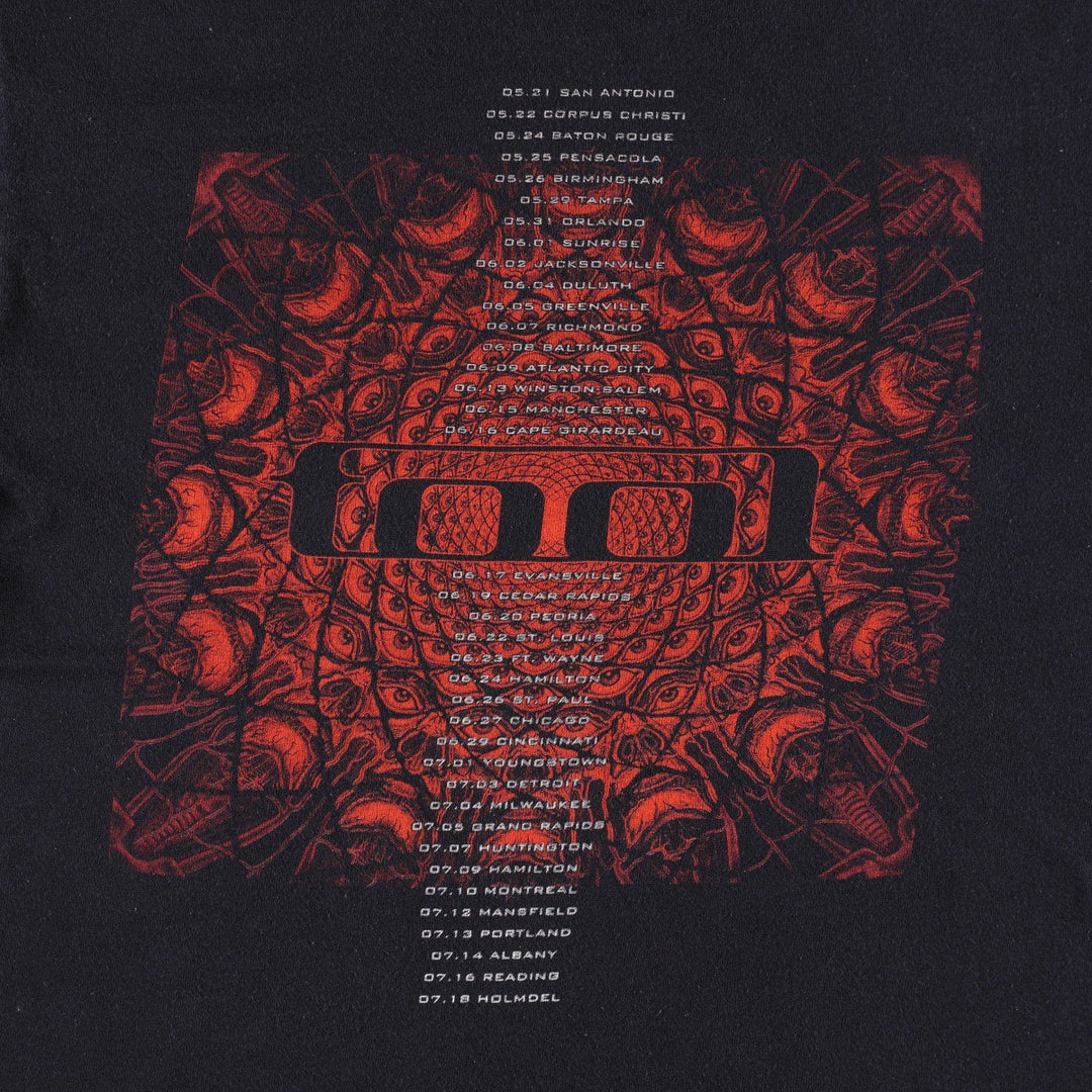 2000'S TOOL band t-shirt, men's size M (approx.) unclear black type Vintage Second Hand