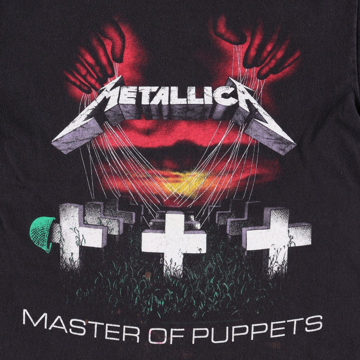 2000'S Hanes Metallica Band T-shirt (Men's Size S) cotton black type Vintage Second Hand