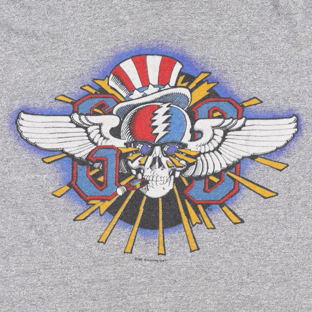 80'S Grateful Dead Band T-Shirt, Men's Size S (Equivalent), Vintage unclear gray type Vintage Second Hand