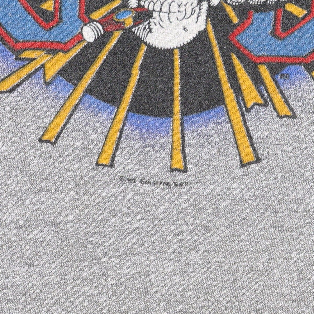 80'S Grateful Dead Band T-Shirt, Men's Size S (Equivalent), Vintage unclear gray type Vintage Second Hand