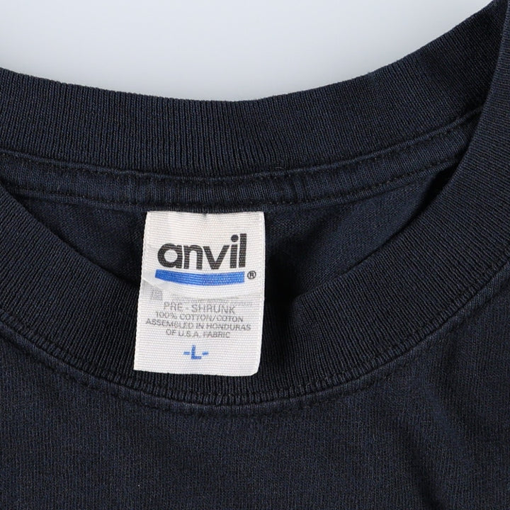 Anvil Emperor IX Equilibrium Album Band T-Shirt (Men's Size L) cotton black type Vintage Second Hand