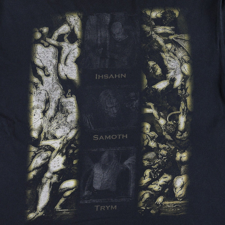 Anvil Emperor IX Equilibrium Album Band T-Shirt (Men's Size L) cotton black type Vintage Second Hand