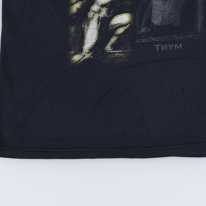 Anvil Emperor IX Equilibrium Album Band T-Shirt (Men's Size L) cotton black type Vintage Second Hand