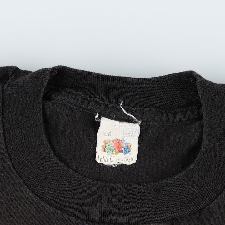 90'S Leonard Cohen album The Future band t-shirt, men's size L equivalent, vintage. cotton black type Vintage Second Hand