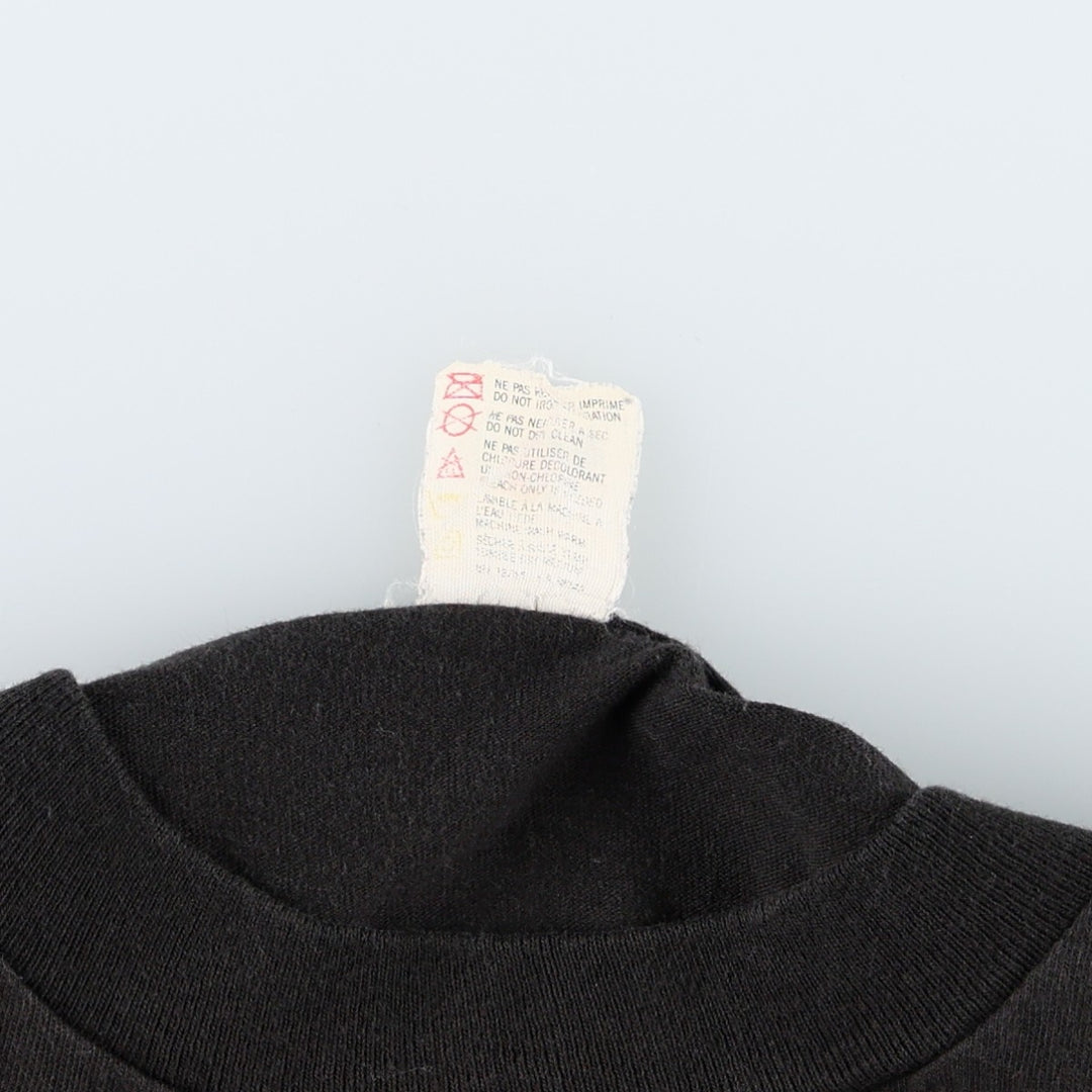 90'S Leonard Cohen album The Future band t-shirt, men's size L equivalent, vintage. cotton black type Vintage Second Hand