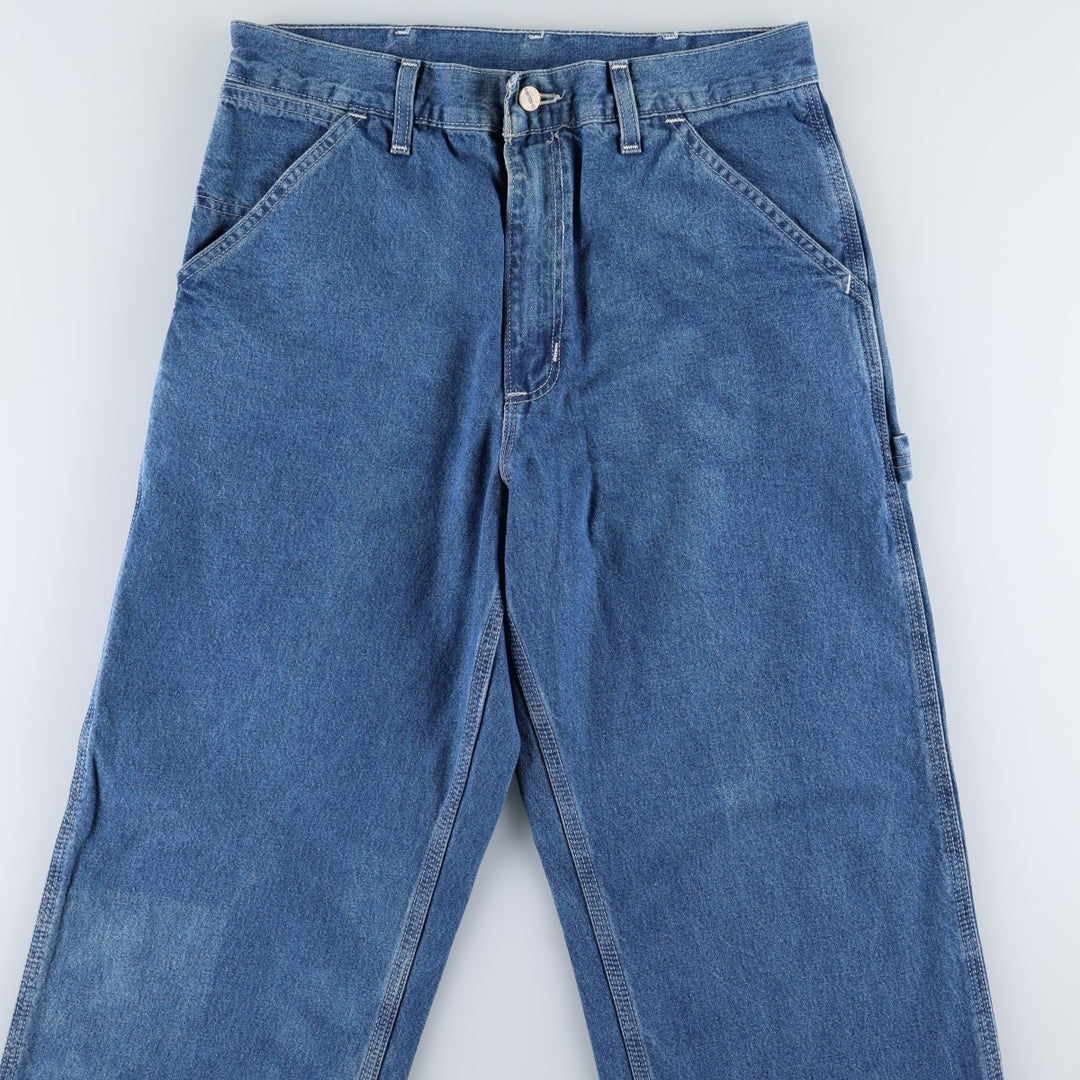 Carhartt Original Dungaree Fit Denim Painter Pants, Made in USA, Men's Size W31 (approx.) cotton blue type Vintage Second Hand
