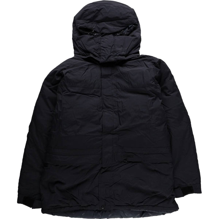 Marmot 650 fill power down parka, men's size XL equivalent. Nylon navy blue type Vintage Second Hand