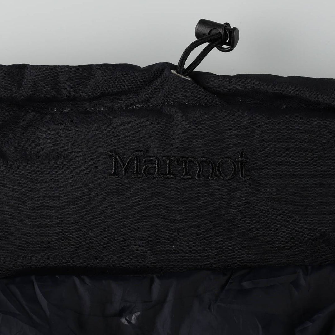 Marmot 650 fill power down parka, men's size XL equivalent. Nylon navy blue type Vintage Second Hand