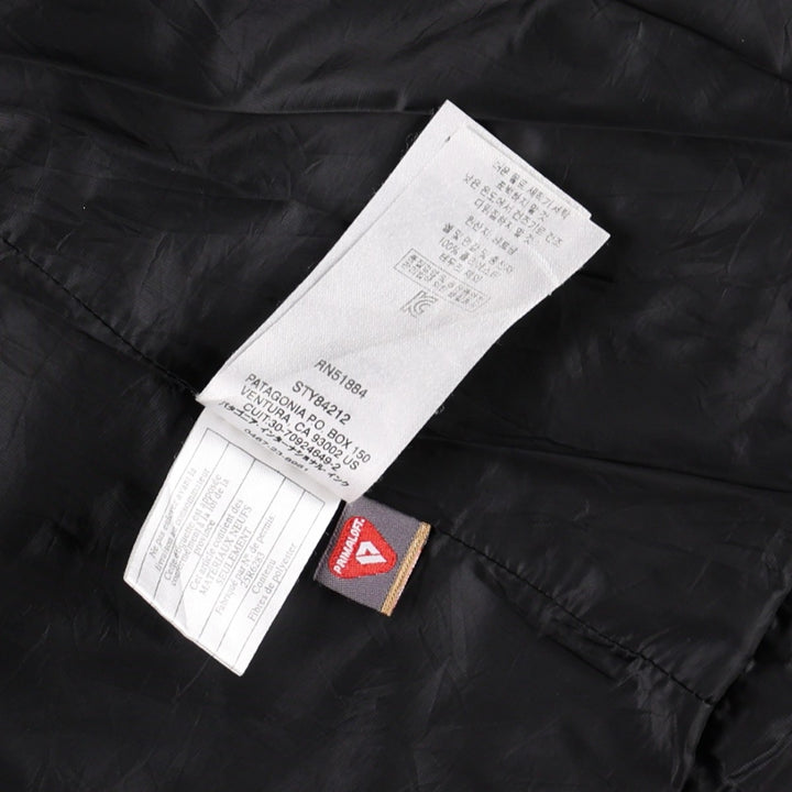 Patagonia Nano Puff Jacket 84212SP17 Insulated Mountain Jacket Shell Jacket Puffer Jacket Men's Size M polyester black type Vintage Second Hand