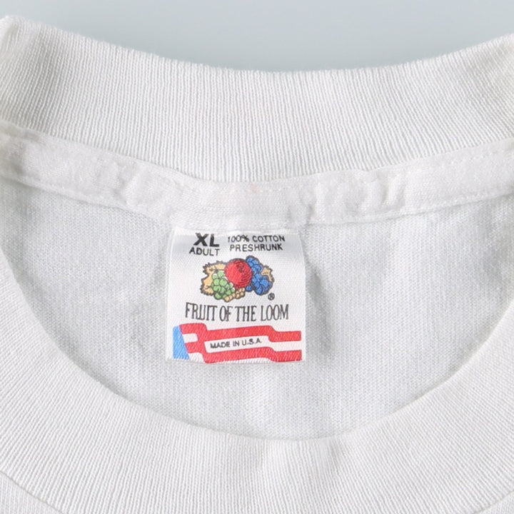 Vintage 90'S Fruit of the Loom Marlboro advertising T-shirt, Made in USA, Men's XL cotton white type Vintage Second Hand
