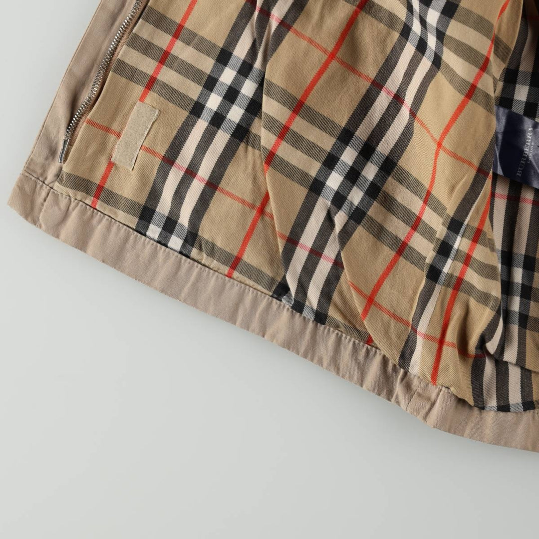 Burberry's London Swing Top Sport Jacket, Made in England, Women's Size M (approx.) cotton Beige type Vintage Second Hand