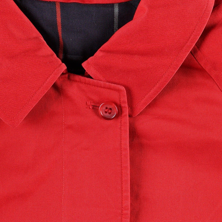 Burberry's Swing Top Sport Jacket, Made in England, Women's Size L (approx.) cotton red type Vintage Second Hand