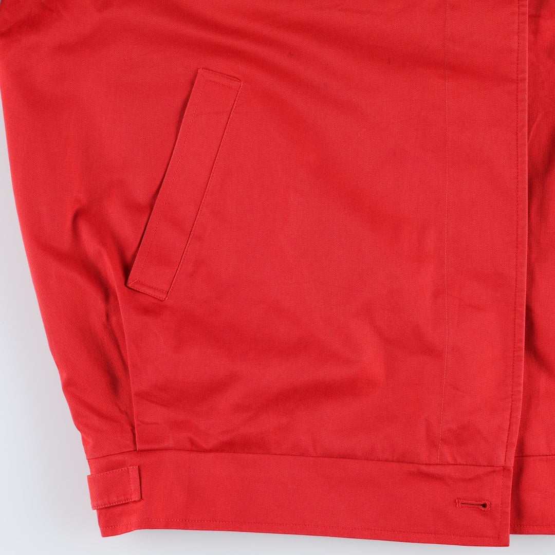 Burberry's Swing Top Sport Jacket, Made in England, Women's Size L (approx.) cotton red type Vintage Second Hand