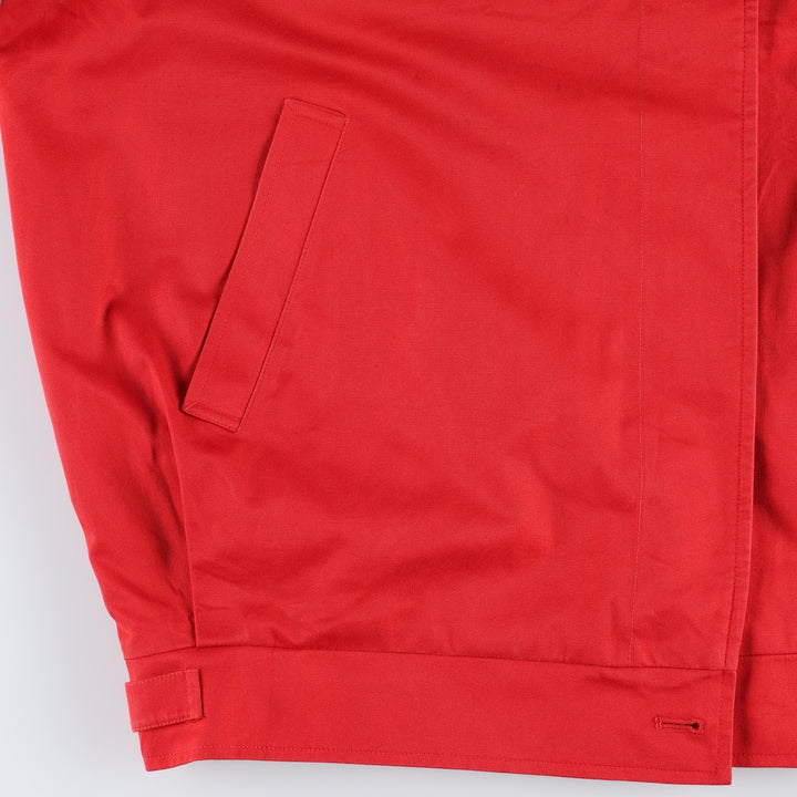 Burberry's Swing Top Sport Jacket, Made in England, Women's Size L (approx.) cotton red type Vintage Second Hand