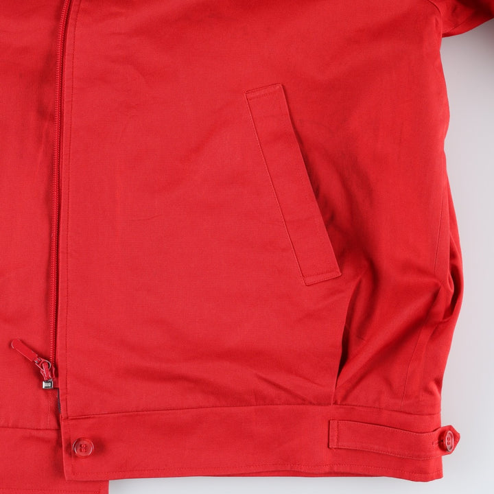 Burberry's Swing Top Sport Jacket, Made in England, Women's Size L (approx.) cotton red type Vintage Second Hand
