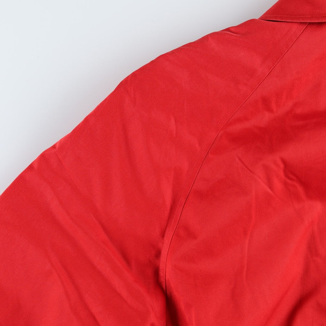 Burberry's Swing Top Sport Jacket, Made in England, Women's Size L (approx.) cotton red type Vintage Second Hand
