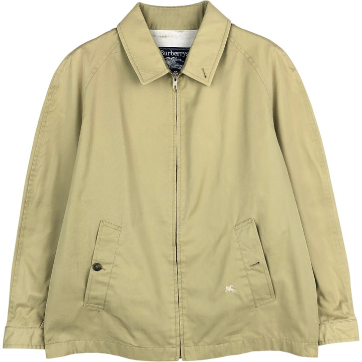 Burberry's Swing Top Sport Jacket, Made in Spain, Men's Size L (approx.) unclear Beige type Vintage Second Hand