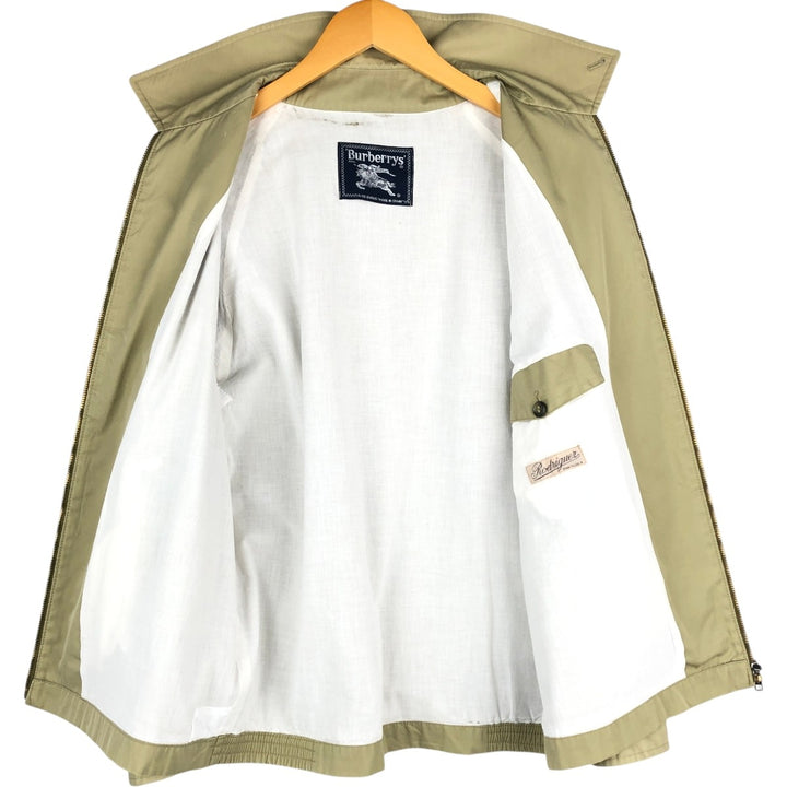 Burberry's Swing Top Sport Jacket, Made in Spain, Men's Size L (approx.) unclear Beige type Vintage Second Hand