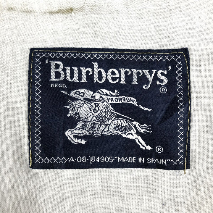 Burberry's Swing Top Sport Jacket, Made in Spain, Men's Size L (approx.) unclear Beige type Vintage Second Hand