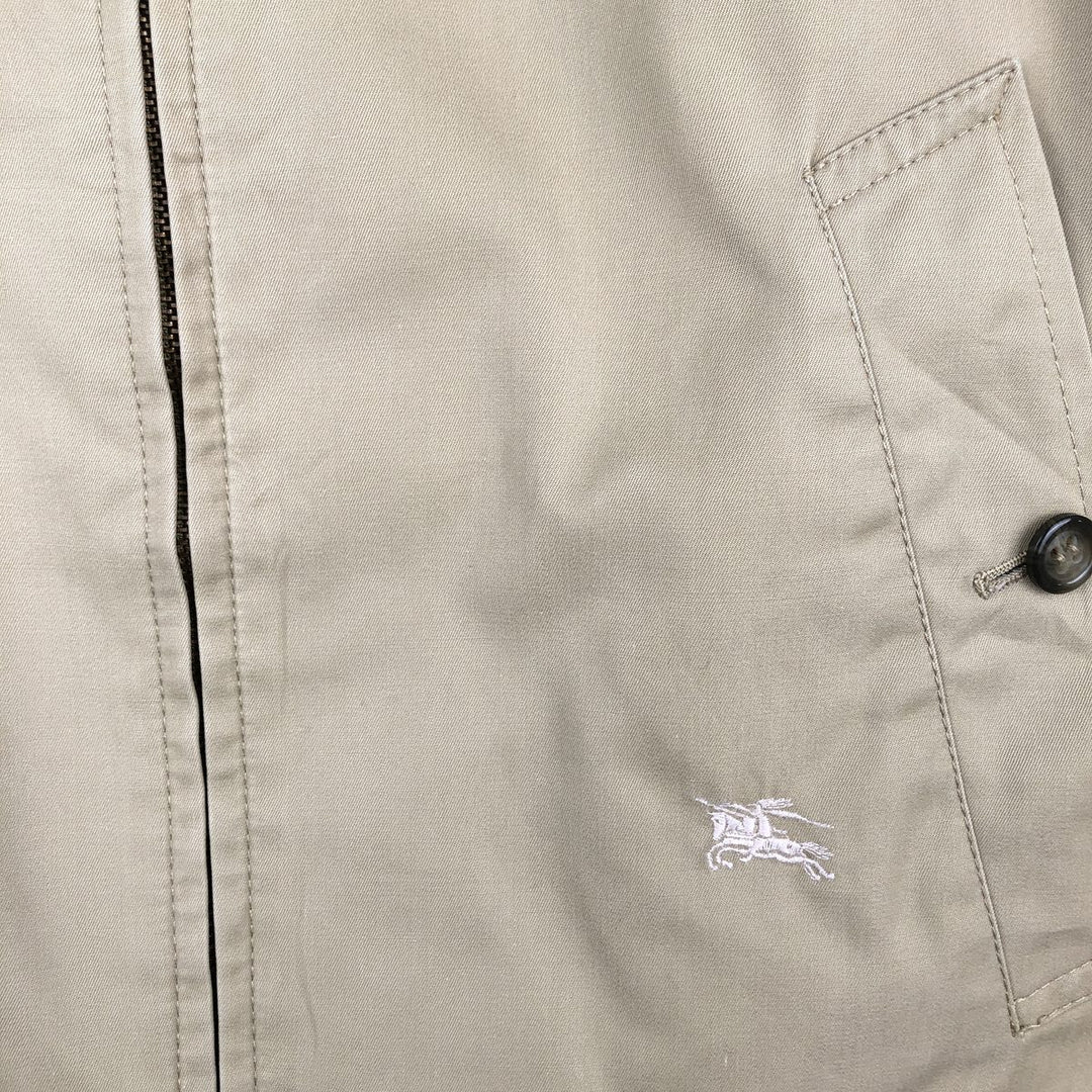 Burberry's Swing Top Sport Jacket, Made in Spain, Men's Size L (approx.) unclear Beige type Vintage Second Hand