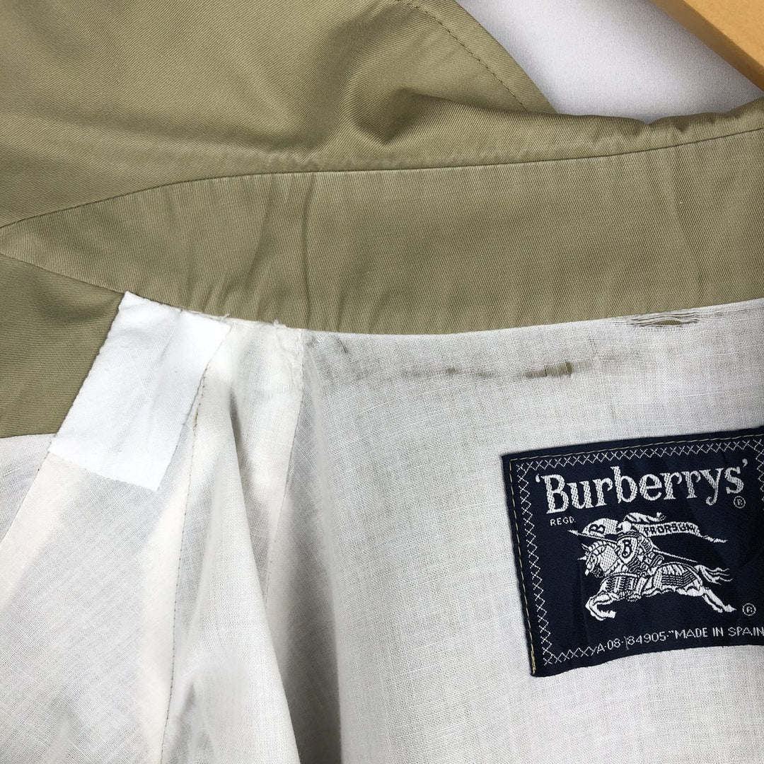 Burberry's Swing Top Sport Jacket, Made in Spain, Men's Size L (approx.) unclear Beige type Vintage Second Hand